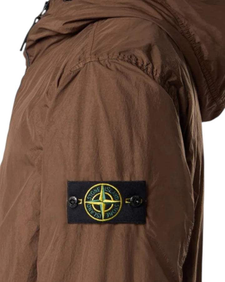 Stone Island Garment Dyed Crinkle Reps NY Hooded Jacket