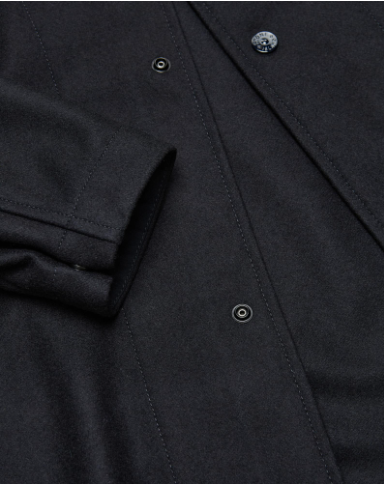 Stone Island Ghost Piece Virgin Wool Blend Overshirt