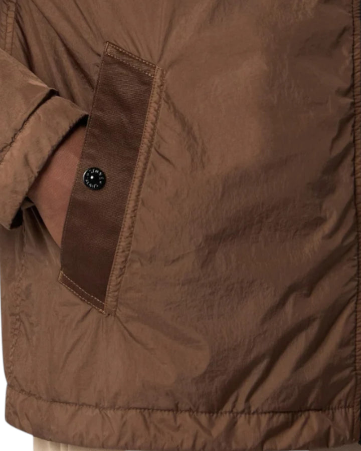 Stone Island Garment Dyed Crinkle Reps NY Hooded Jacket