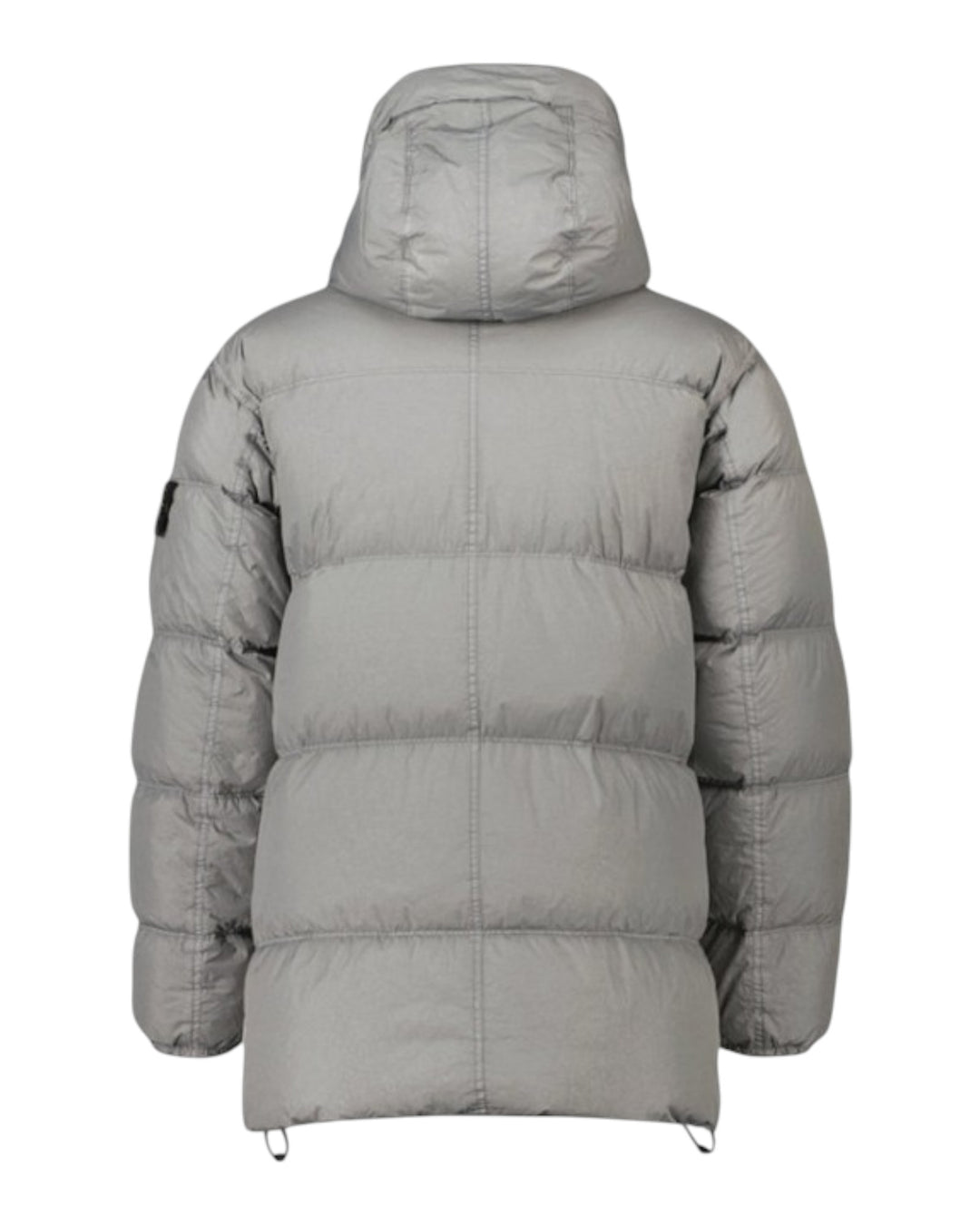 Stone Island Garment Dyed Crinkle Reps NY Hooded Down Jacket with Anti-drop