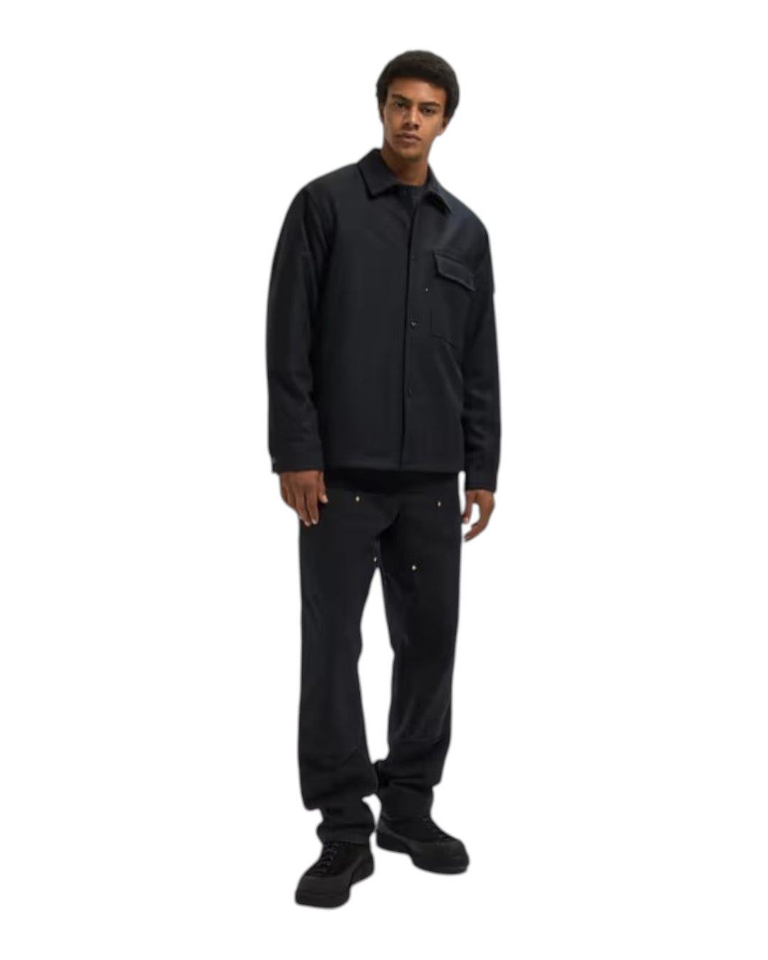 Stone Island Ghost Wool Nylon Overshirt