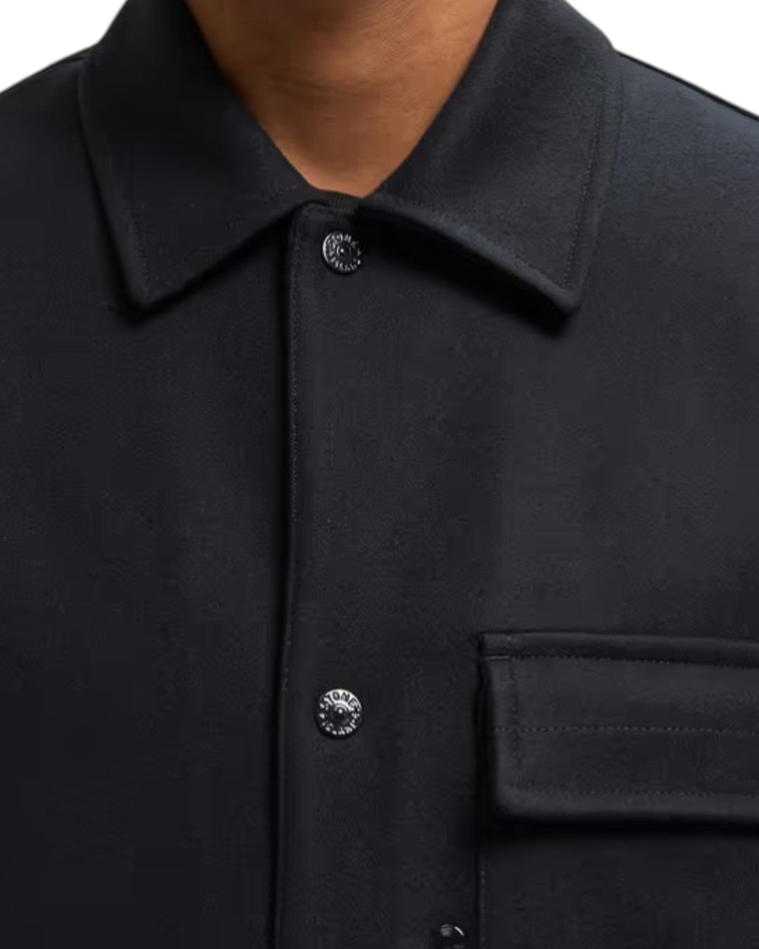 Stone Island Ghost Wool Nylon Overshirt
