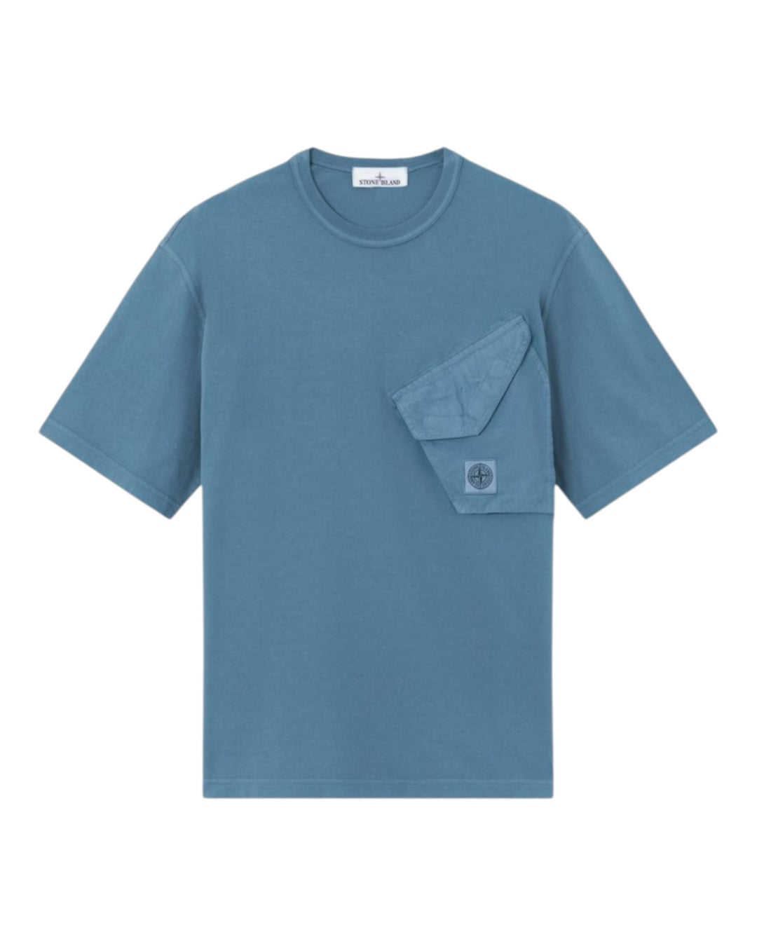Stone Island Organic Cotton Jersey T Shirt with Chest Pocket
