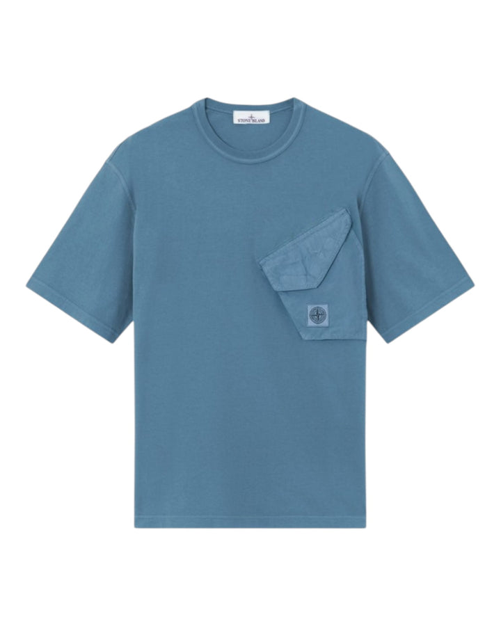 Stone Island Organic Cotton Jersey T Shirt with Chest Pocket