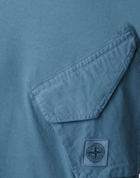 Stone Island Organic Cotton Jersey T Shirt with Chest Pocket
