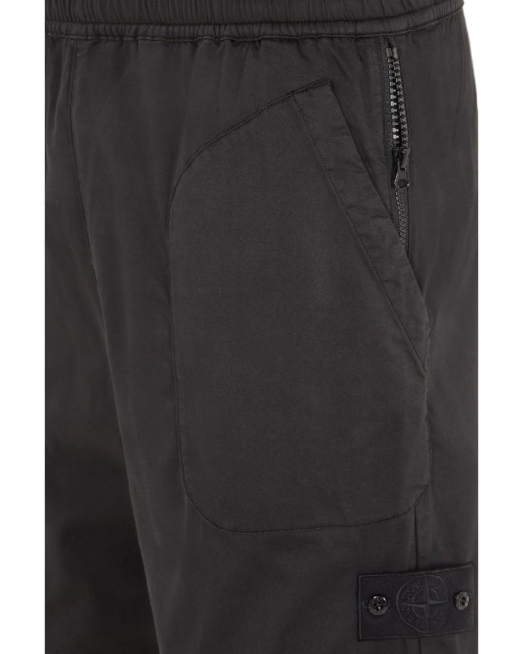 Stone Island Ghost Stretch Cotton Lyocell Satin Bermuda Shorts