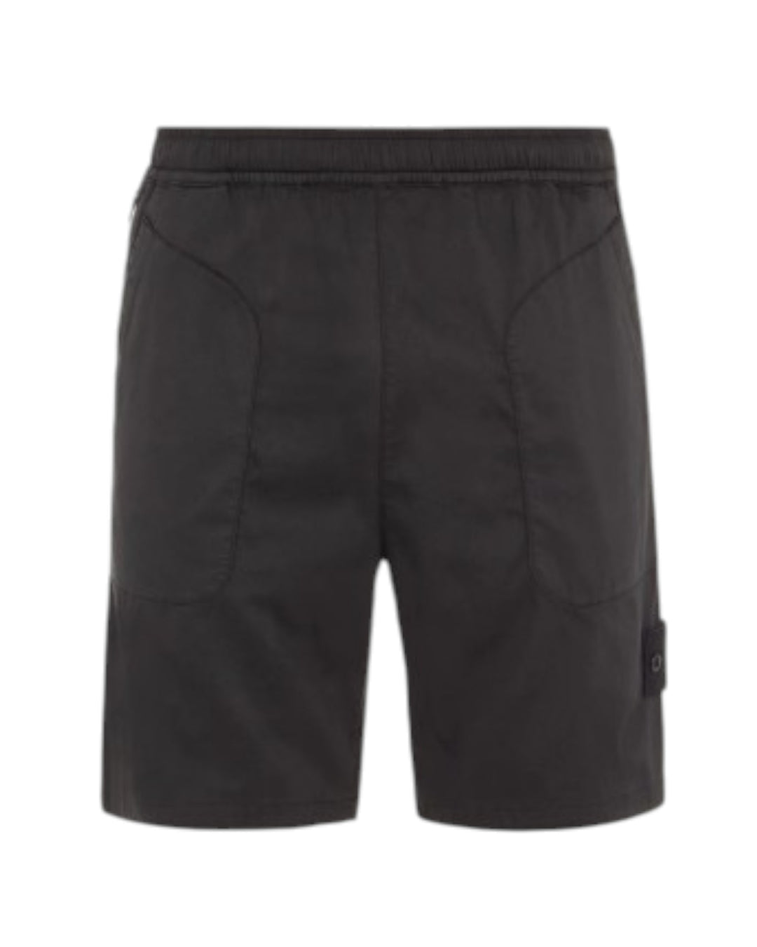 Stone Island Ghost Stretch Cotton Lyocell Satin Bermuda Shorts