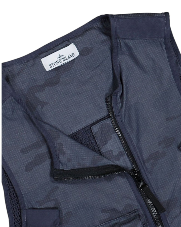Stone Island Faded Camo Ripstop-TC Utility Gilet
