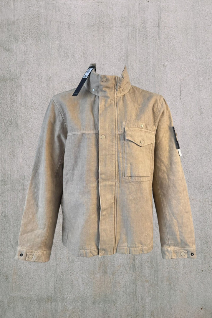 Stone Island Bonded Linen Ghost Jacket