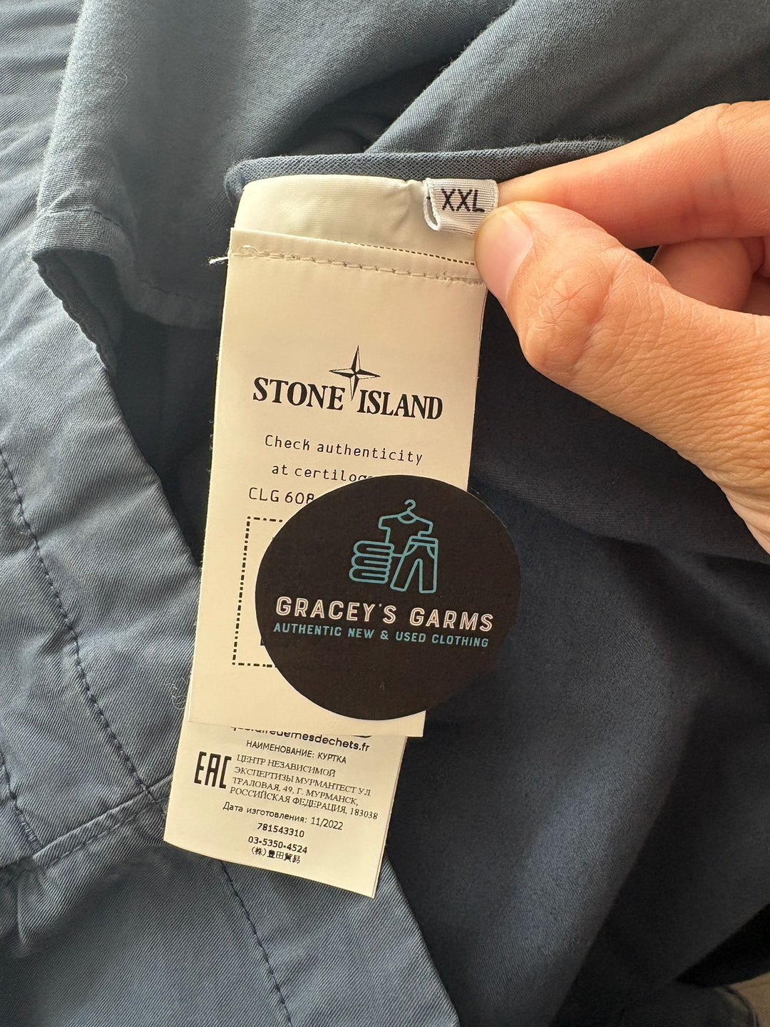 Stone Island Supima Cotton Twill Stretch-TC