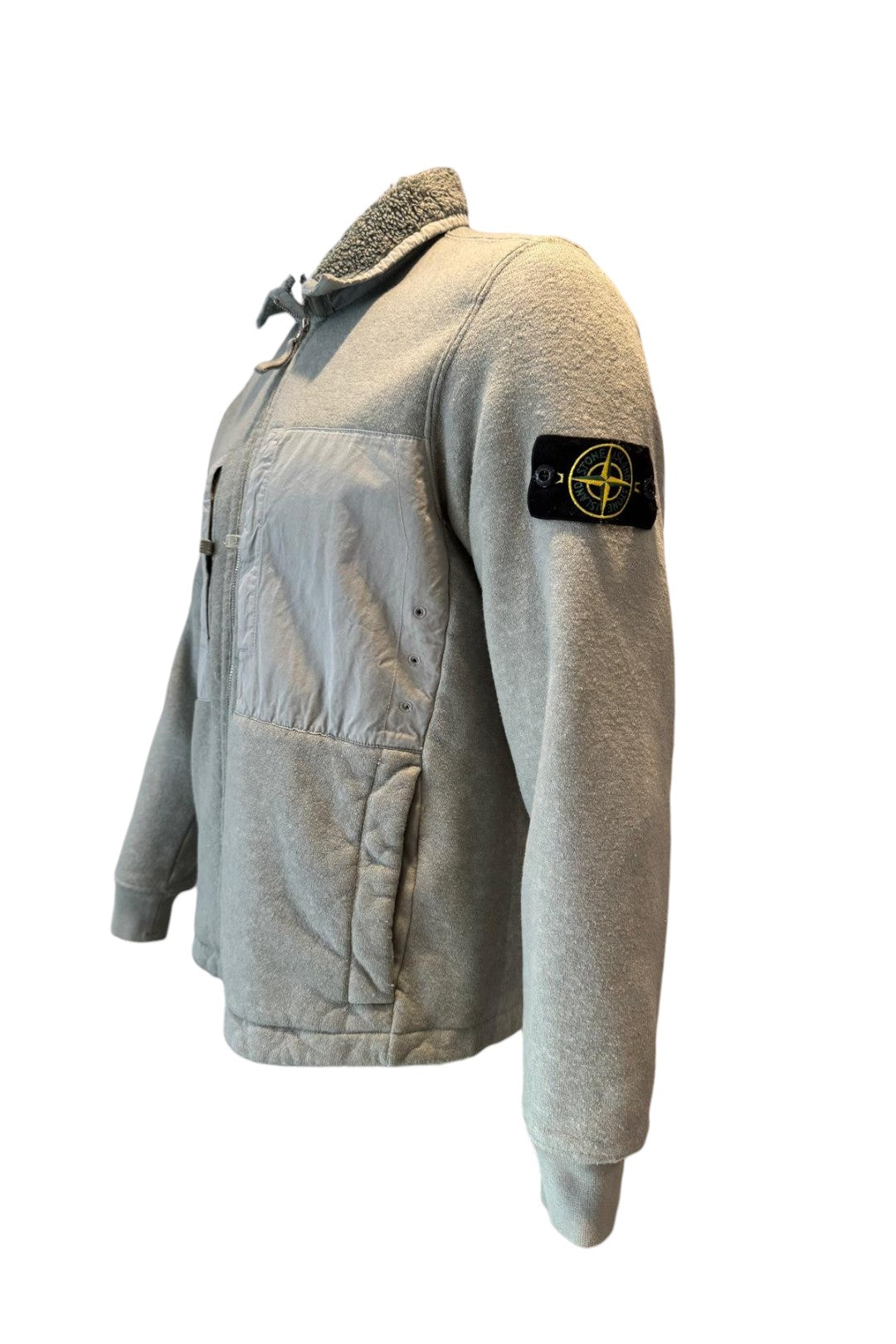 Stone Island Plated Terry Cotton Pile With Nylon TC