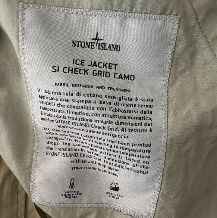 Stone Island Ice Jacket SI Check Grid Camo