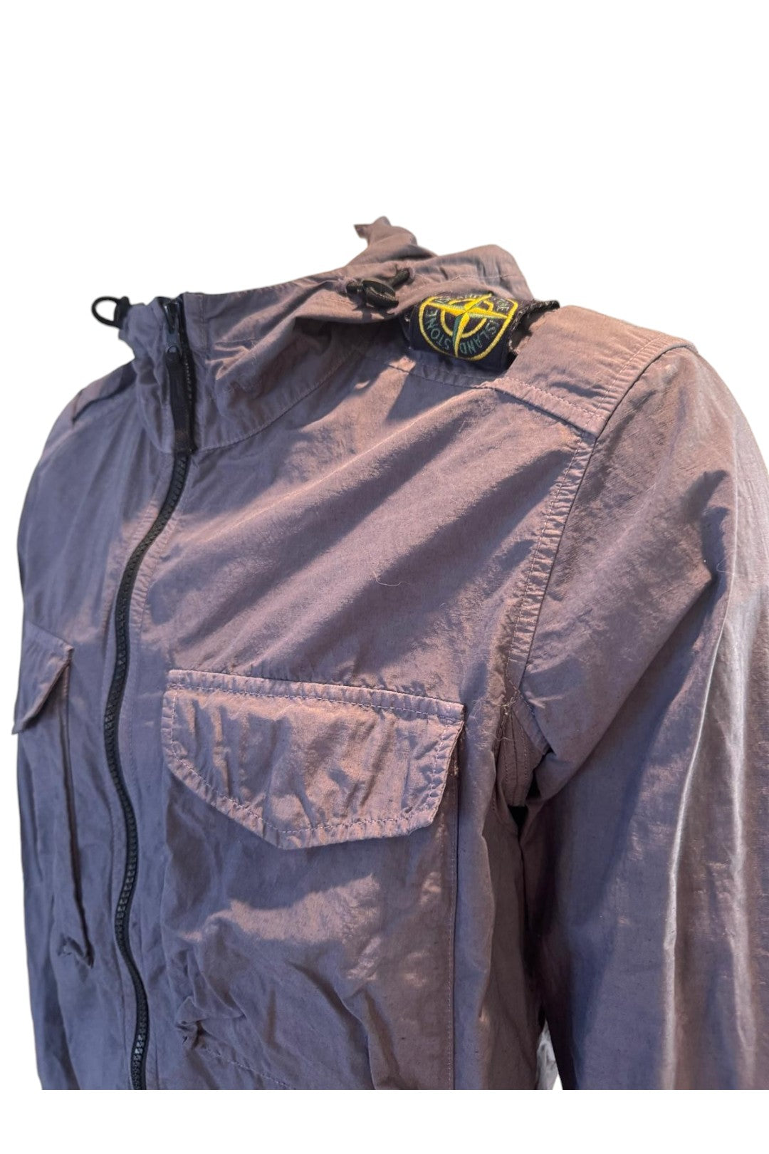 Stone Island Shoulder Badge Hooded Overshirt