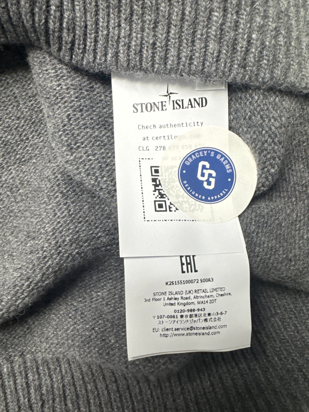 Stone Island Lambswool Crew Neck