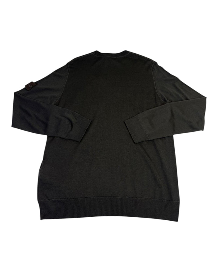 Stone Island Ghost Piece Crewneck Knit Sweatshirt