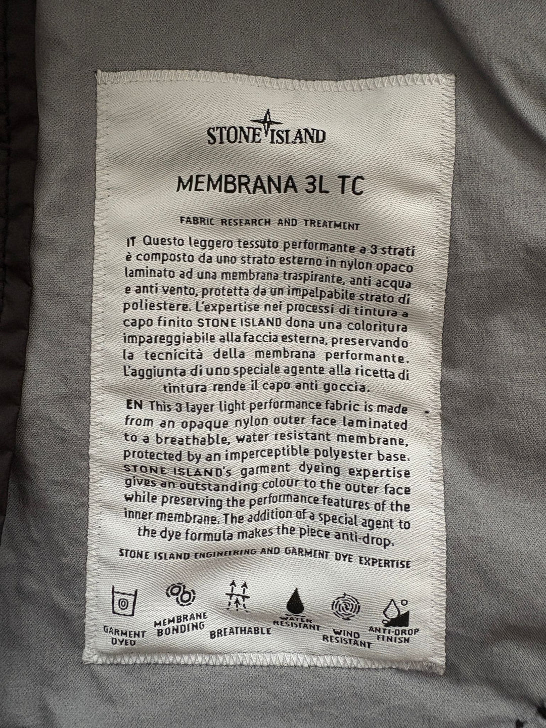 Stone Island Membrana 3L TC