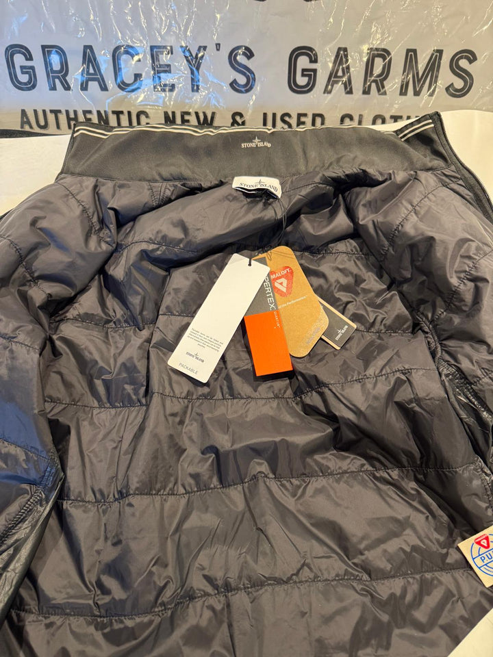 Stone Island Packable Pertex Quantum Flock Jacket With Primaloft
