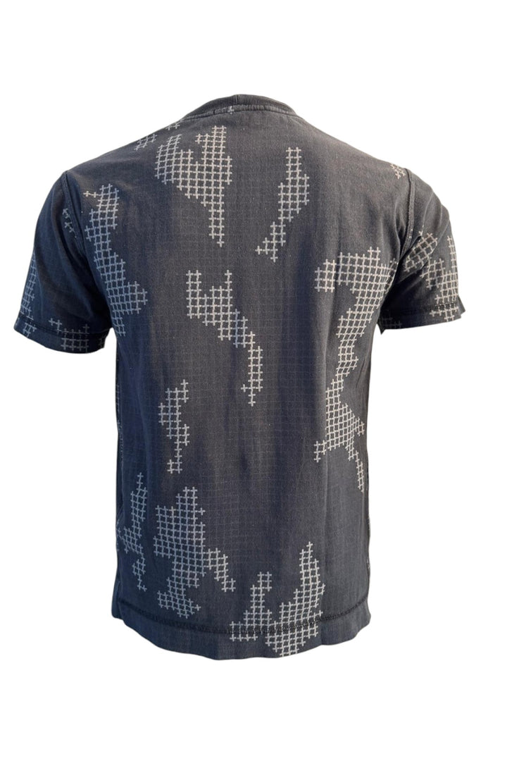 Stone Island Grid Camo T Shirt