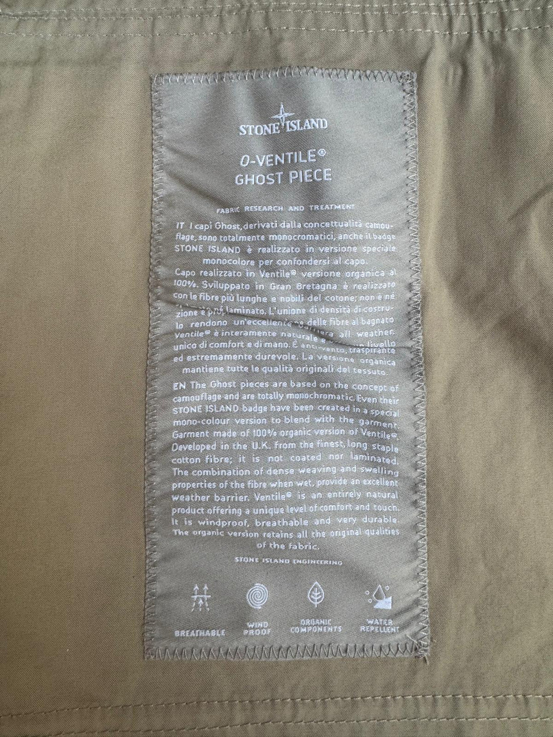 Stone Island Ghost O-Ventile Jacket / Overshirt