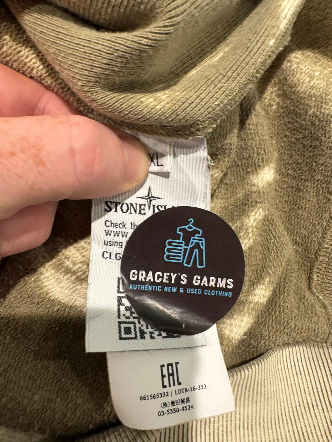 Stone Island Hand Corrosion Sweatshirt