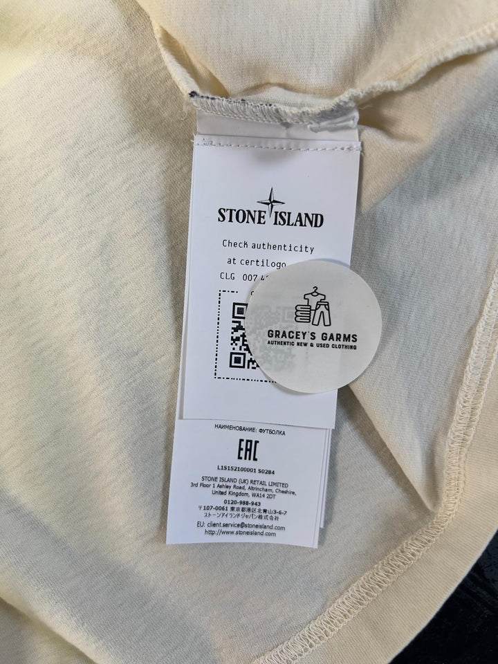 Stone Island Outline Compass Organic Cotton Jersey T-Shirt