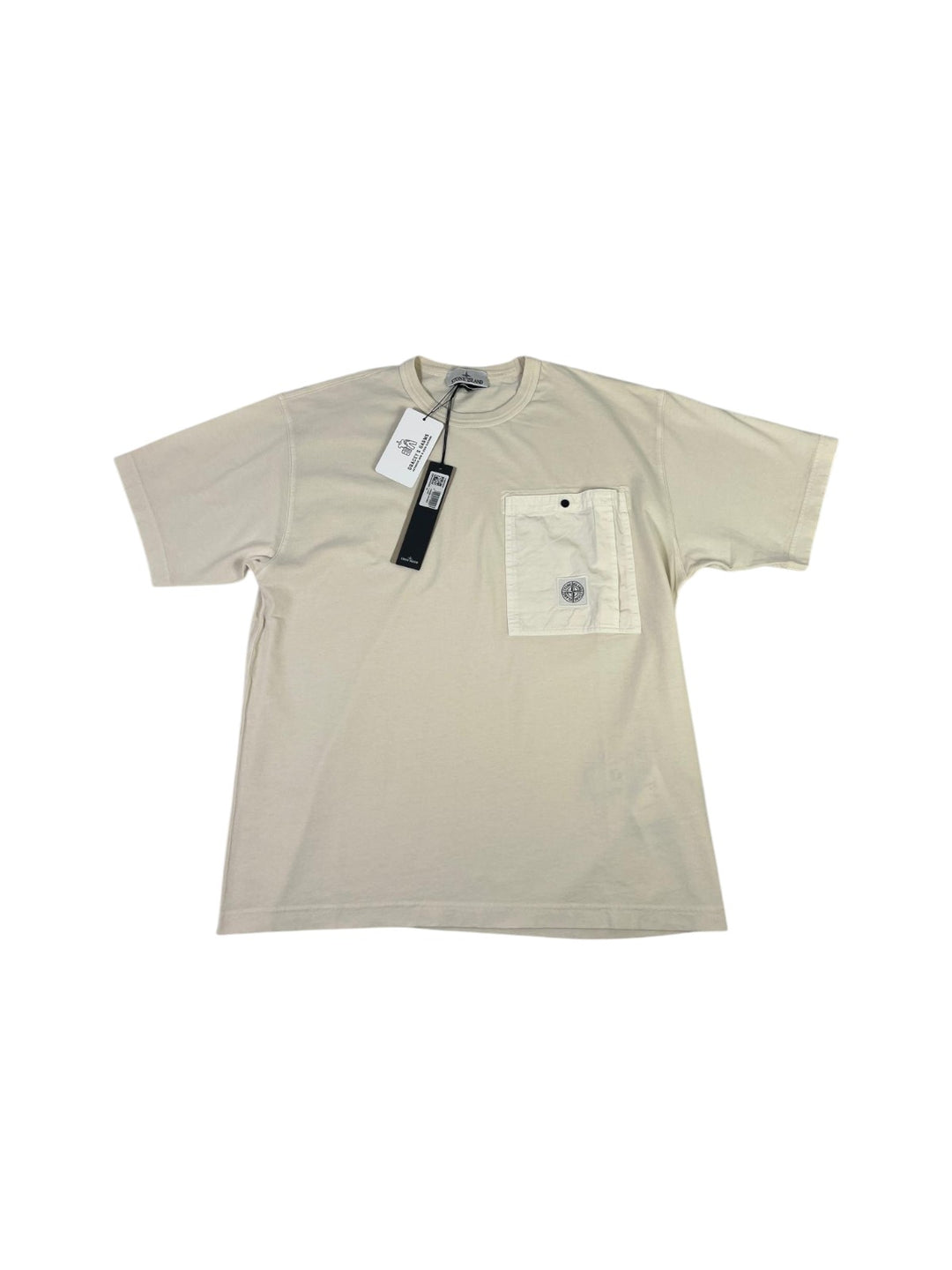 Stone Island Combed Organic Cotton Jersey Chest Pocket T-Shirt