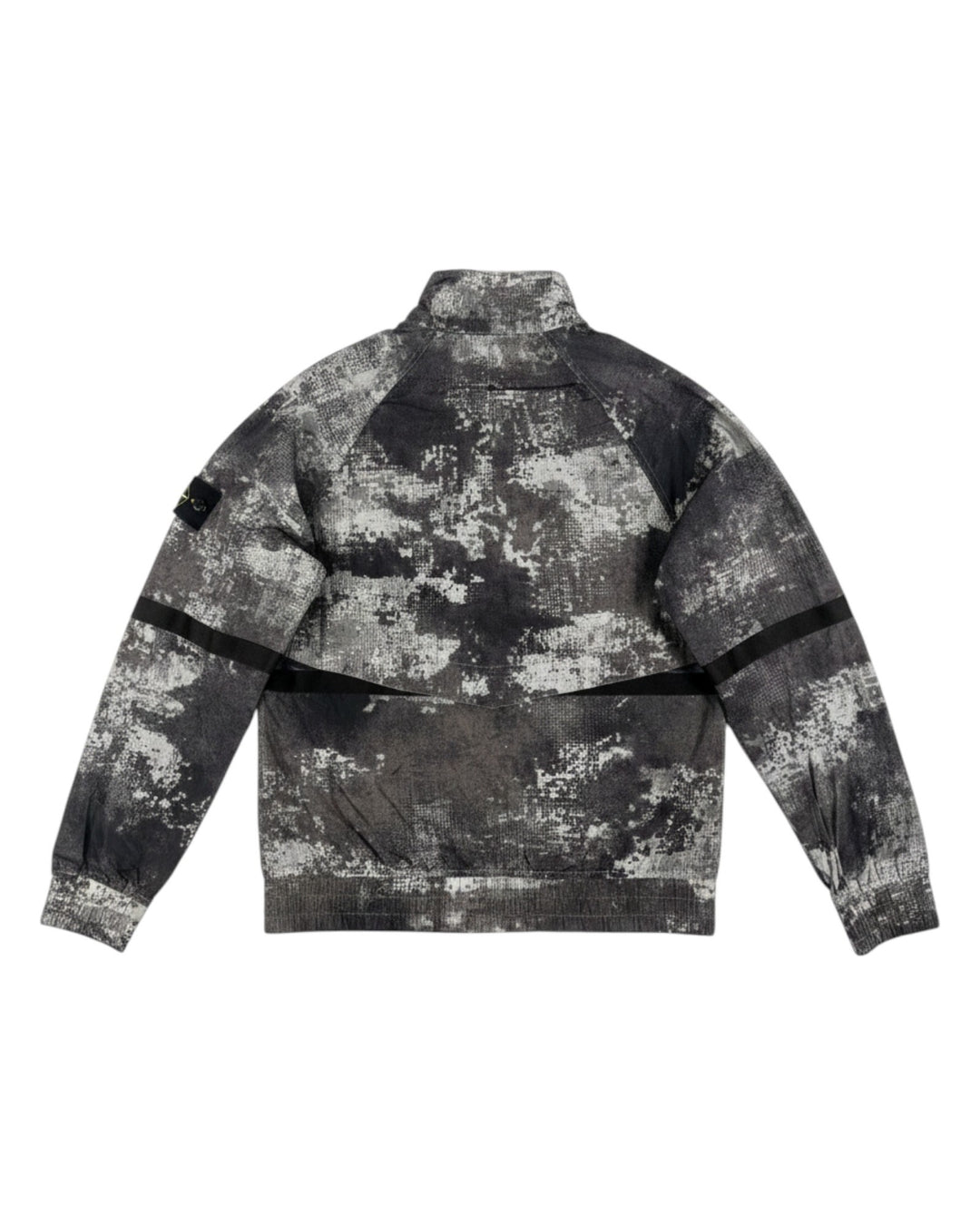 Stone Island Grey Dissolving Grid Camo Jacket