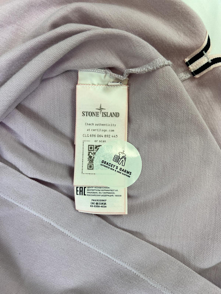 Stone Island Stretch Cotton Piqué Polo Shirt