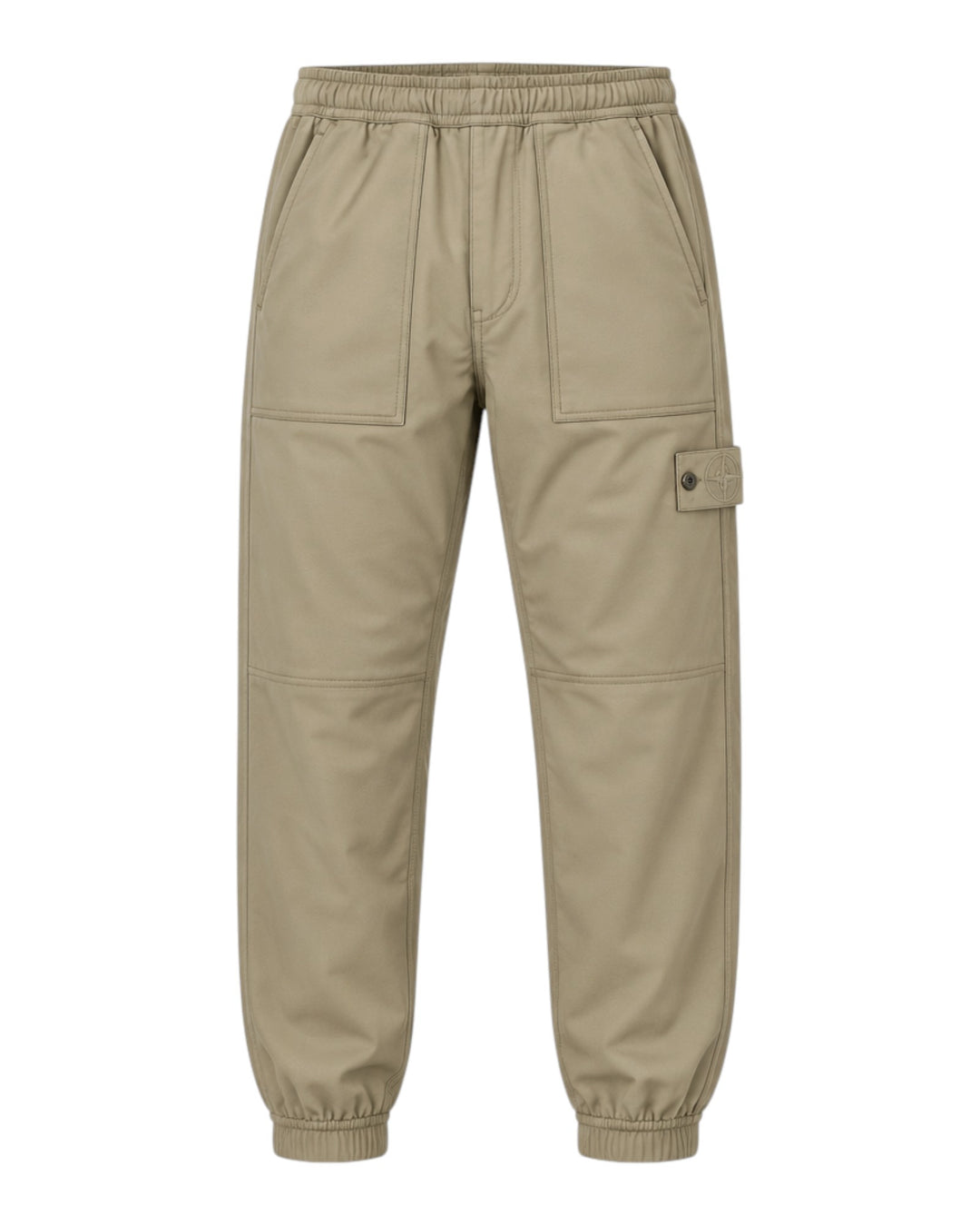 Stone Island Ghost Wool Nylon Flannel Jogger Trousers