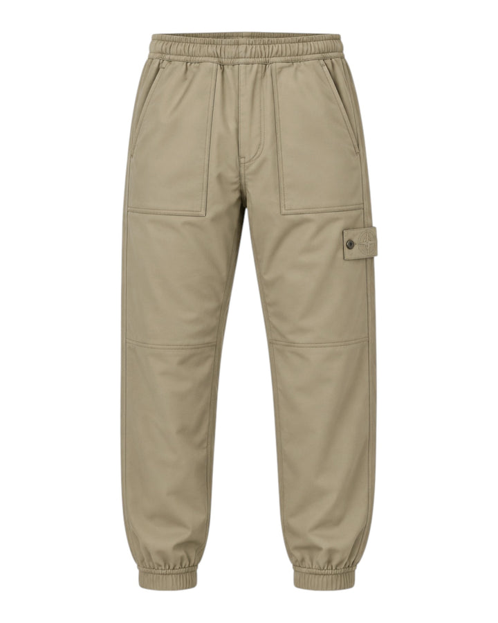 Stone Island Ghost Wool Nylon Flannel Jogger Trousers