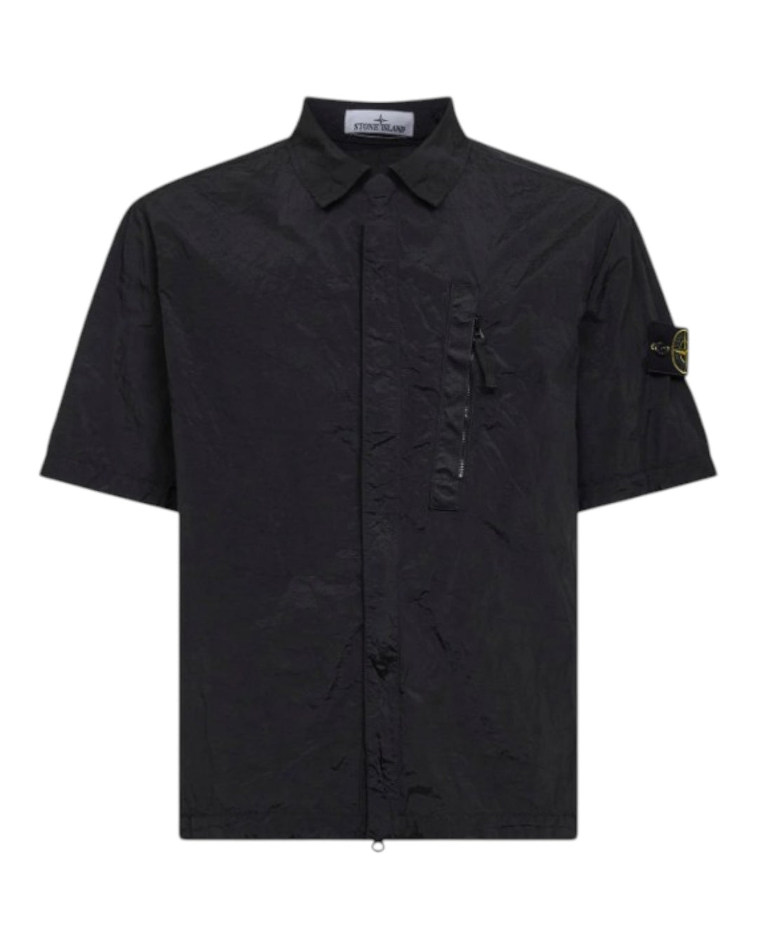Stone Island Comfort-Fit Short Sleeve Nylon Metal Shirt