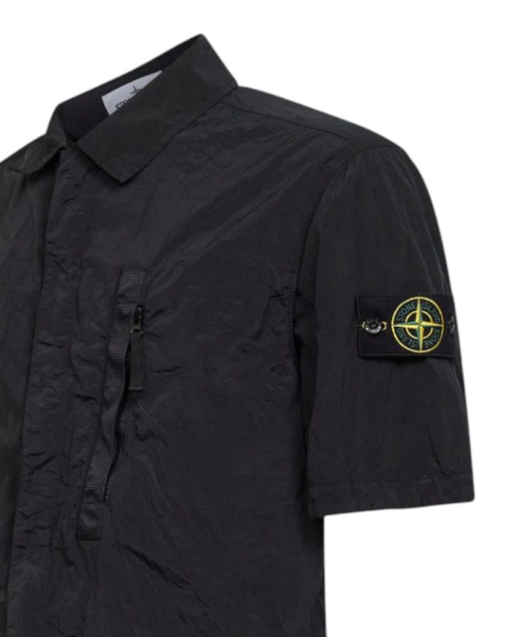 Stone Island Comfort-Fit Short Sleeve Nylon Metal Shirt